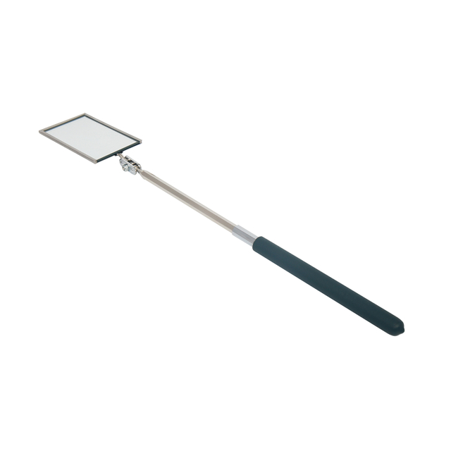 Adjustable Stainless Steel Pole with Rectangle Mirror