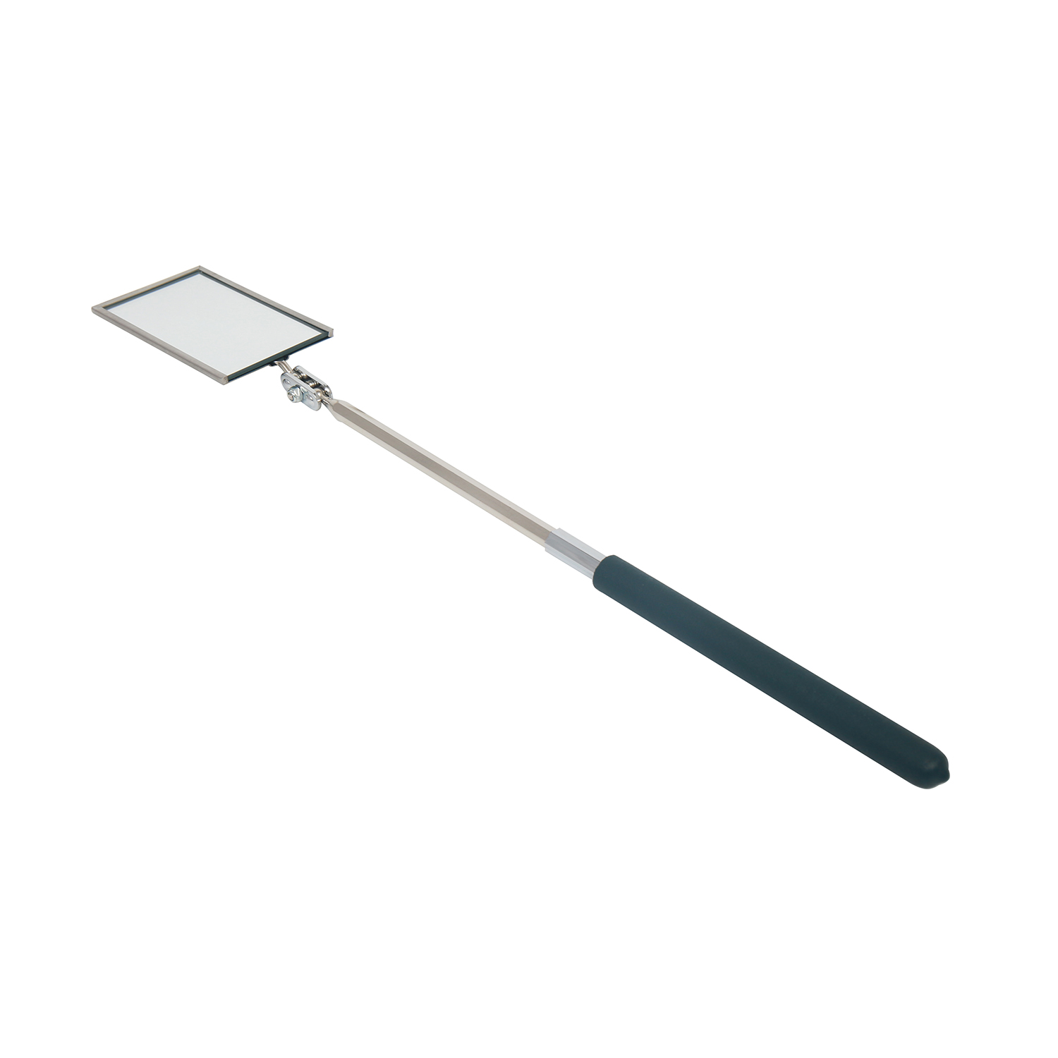 Adjustable Stainless Steel Pole with Rectangle Mirror