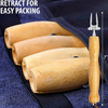 Factory Made Stainless Steel Telescopic Extension Barbecue Fork