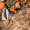 Factory Made Stainless Steel Telescopic Extension Barbecue Fork
